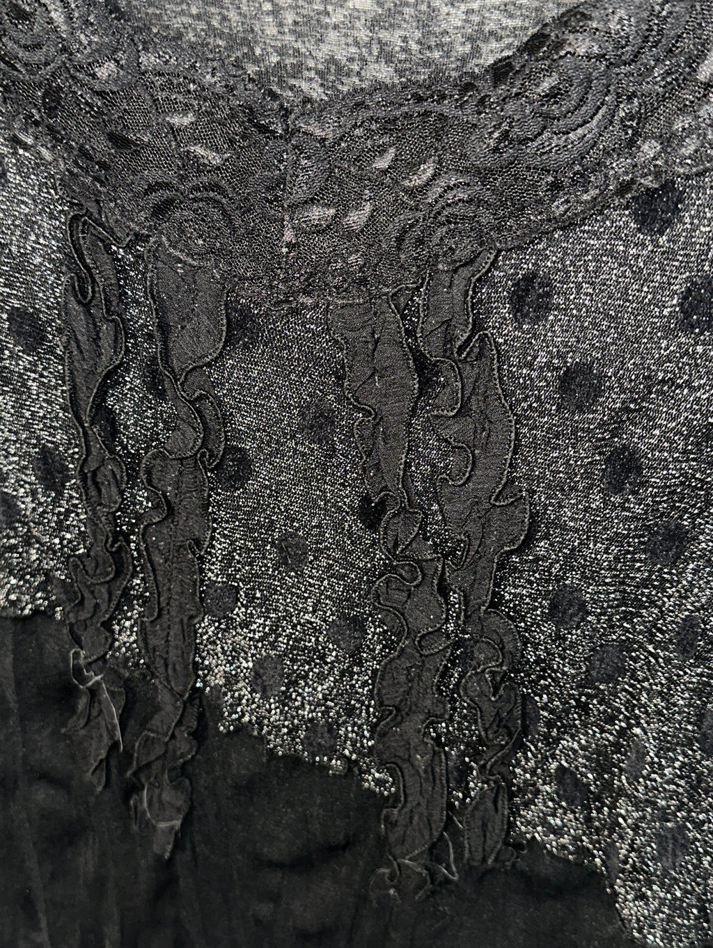 Midnight Polka Sparkle Blouse