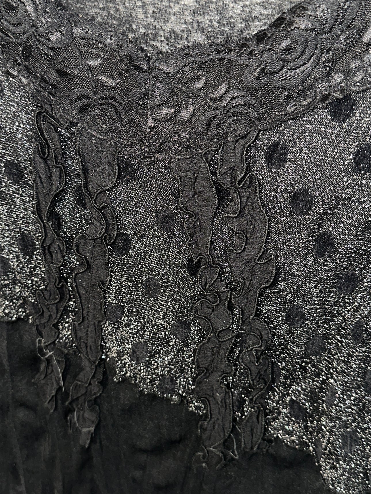 Midnight Polka Sparkle Blouse