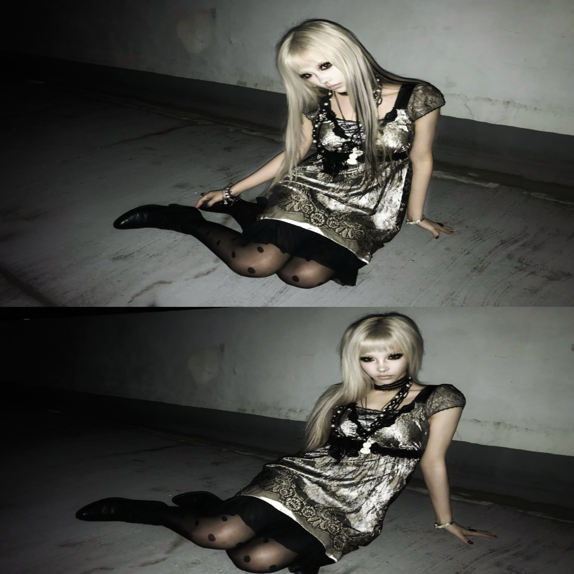 One-piece lace dress