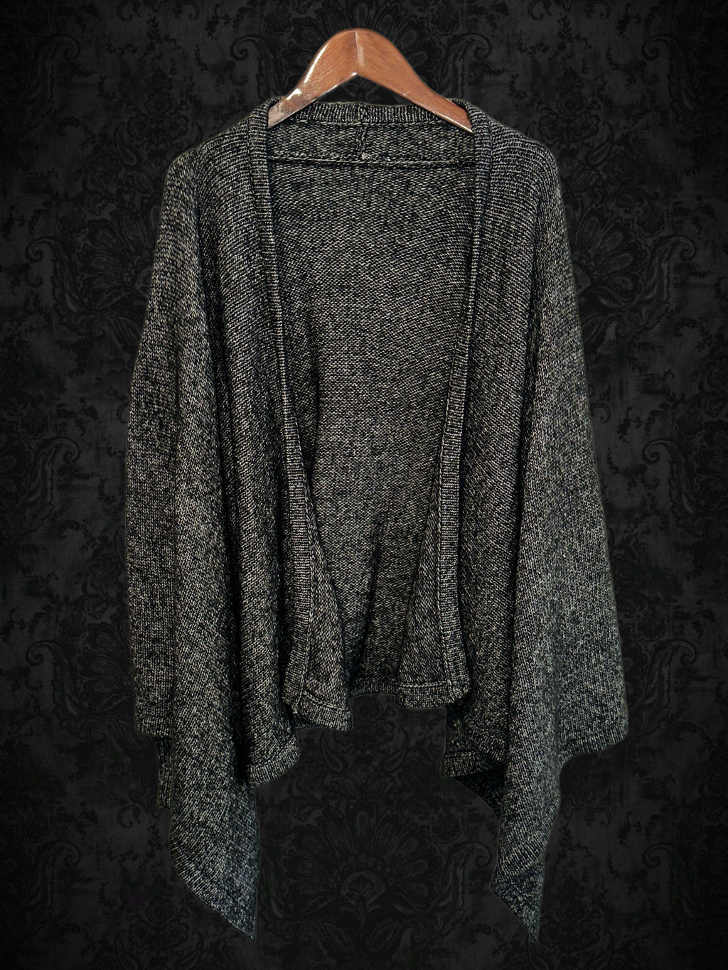 Gothic Knit Drape Cardigan