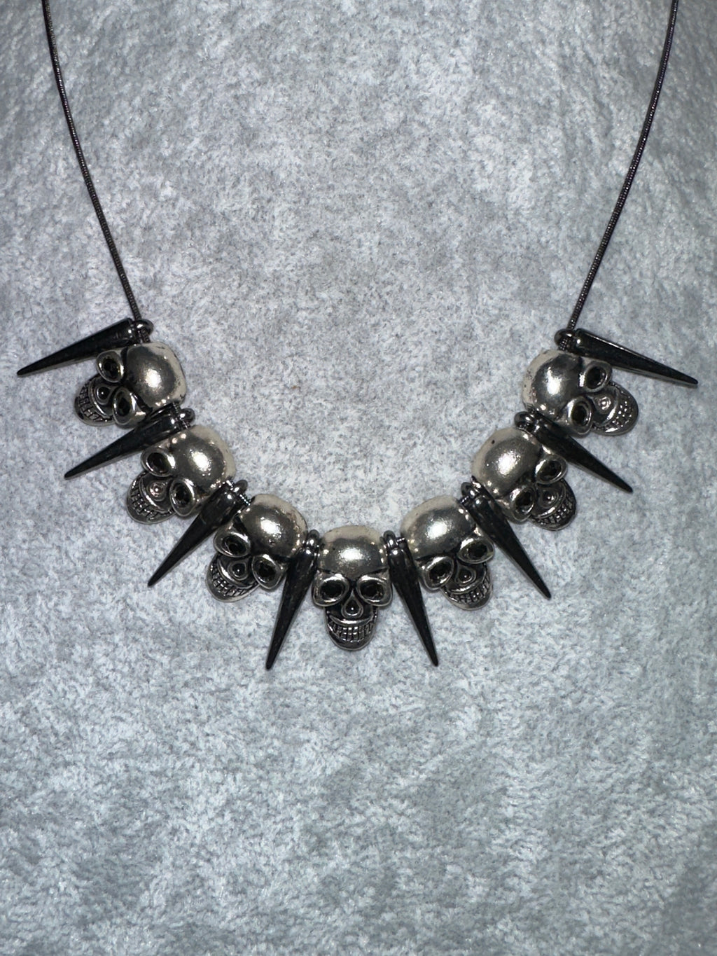 Skull Spike Necklace