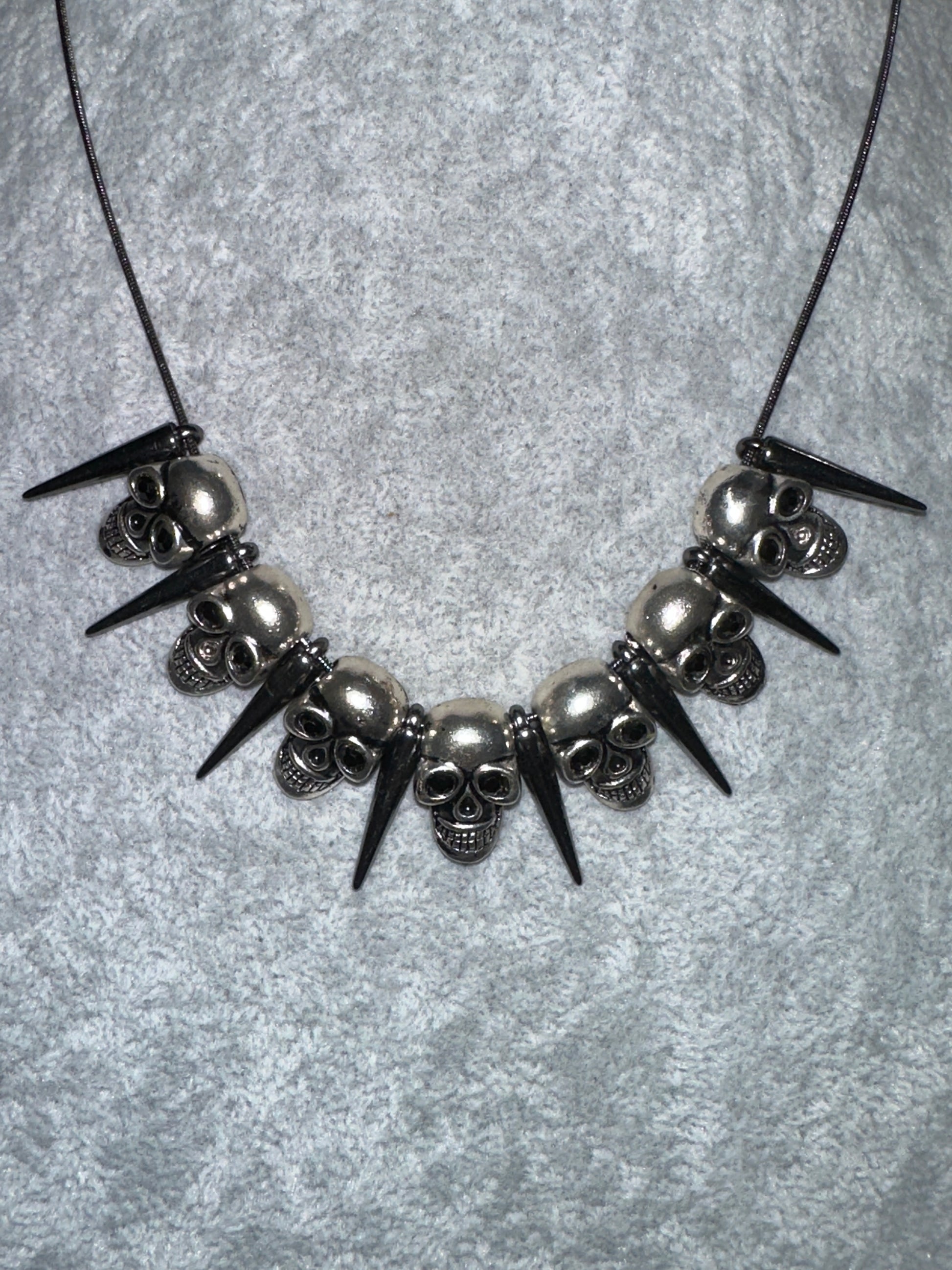 Skull Spike Necklace
