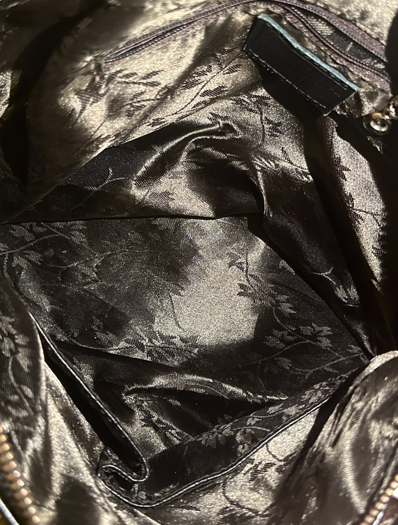 Midnight Venom Studded Socror Bag with Shoulder Strap