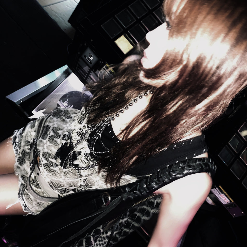 Sheer Snake Print Mesh Tank Top