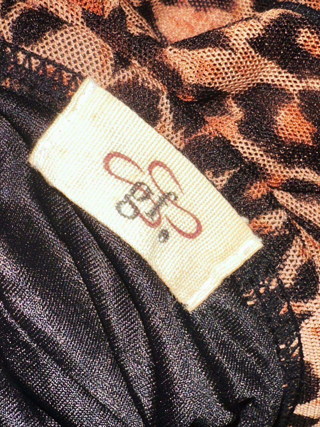 Vintage Leopard Print Lace Cami Top