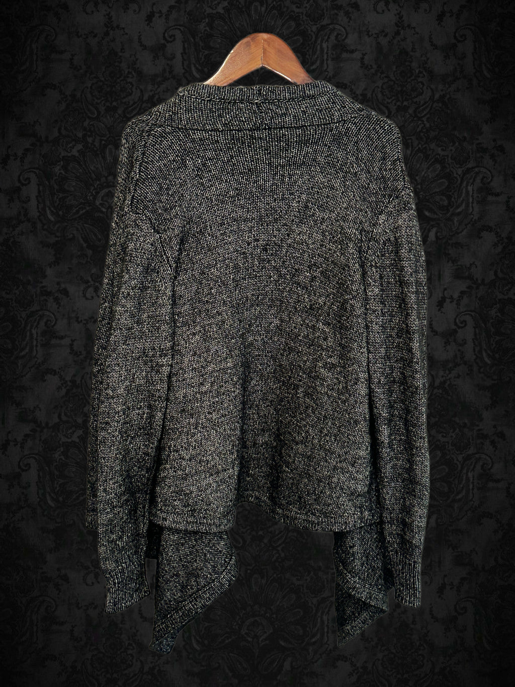 Gothic Knit Drape Cardigan