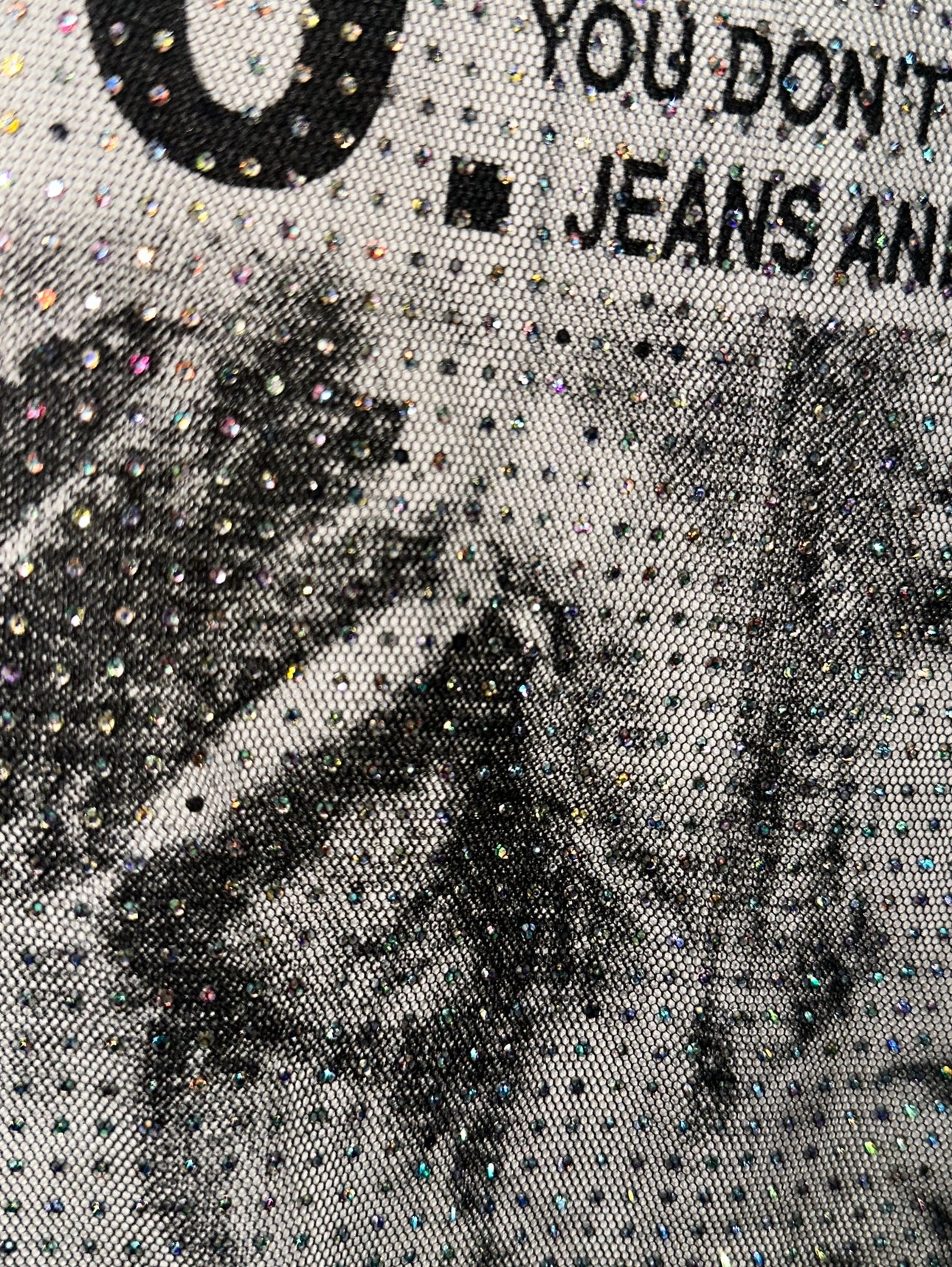 Diva Graphic Scoop‑Neck Tee