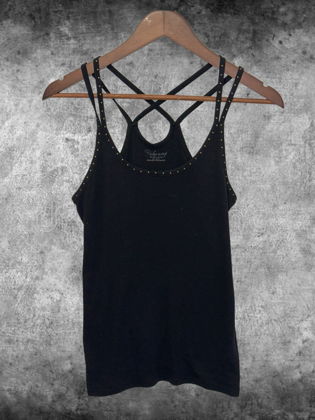 Ebony Strap Tank