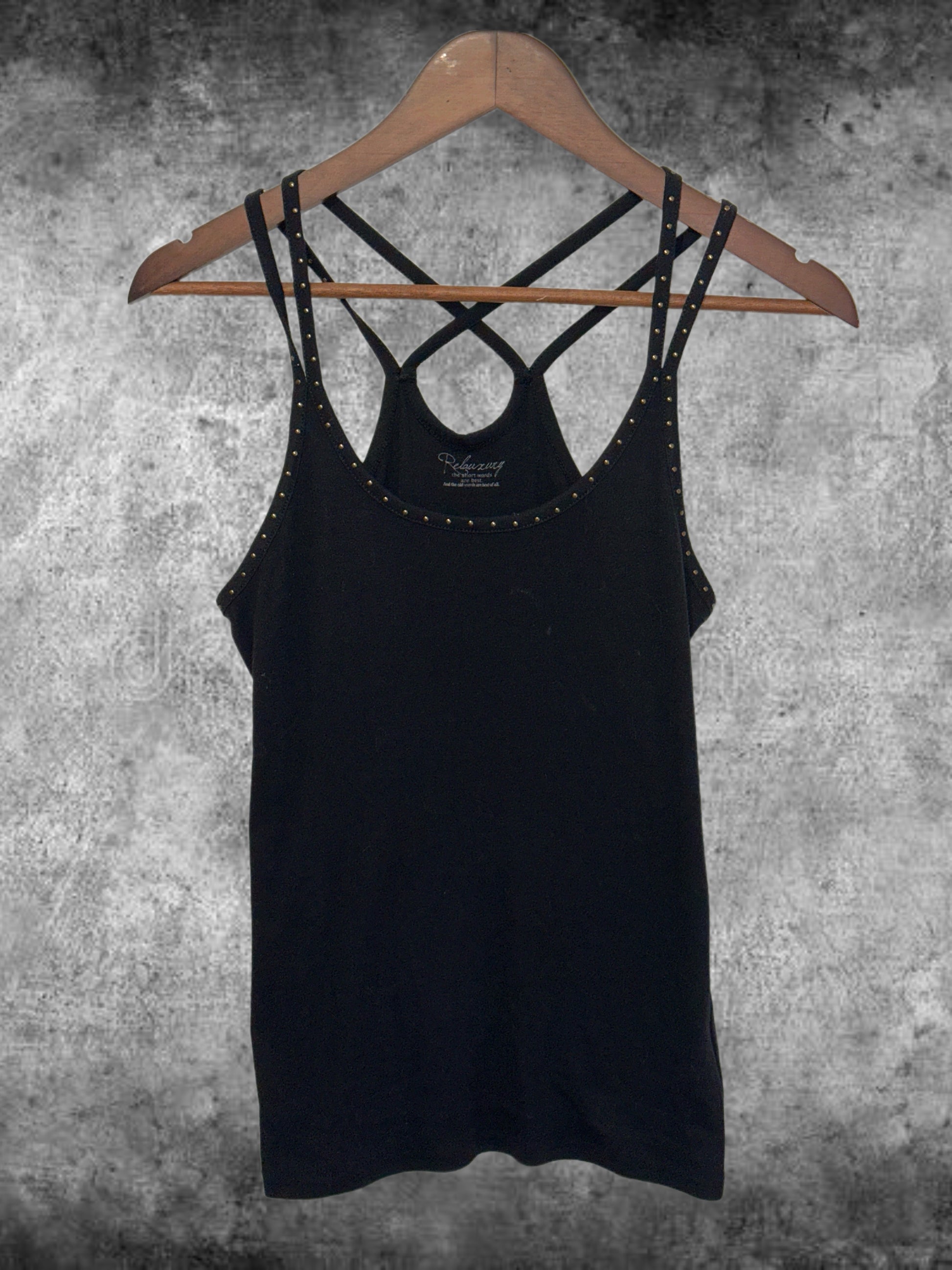 Ebony Strap Tank