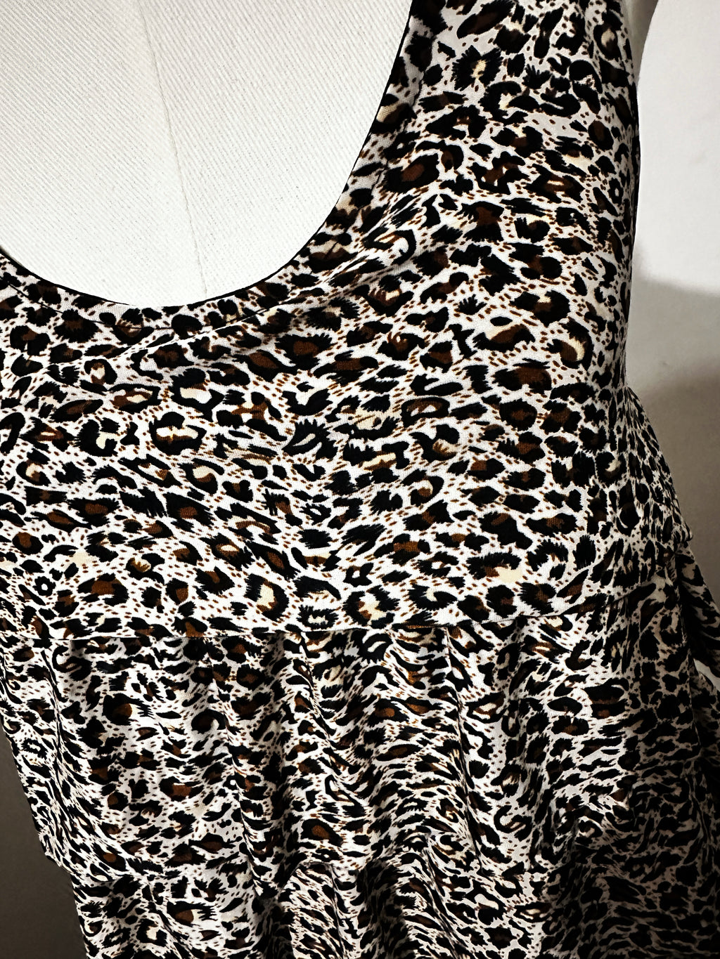 Vintage Leopard Print Halter Top