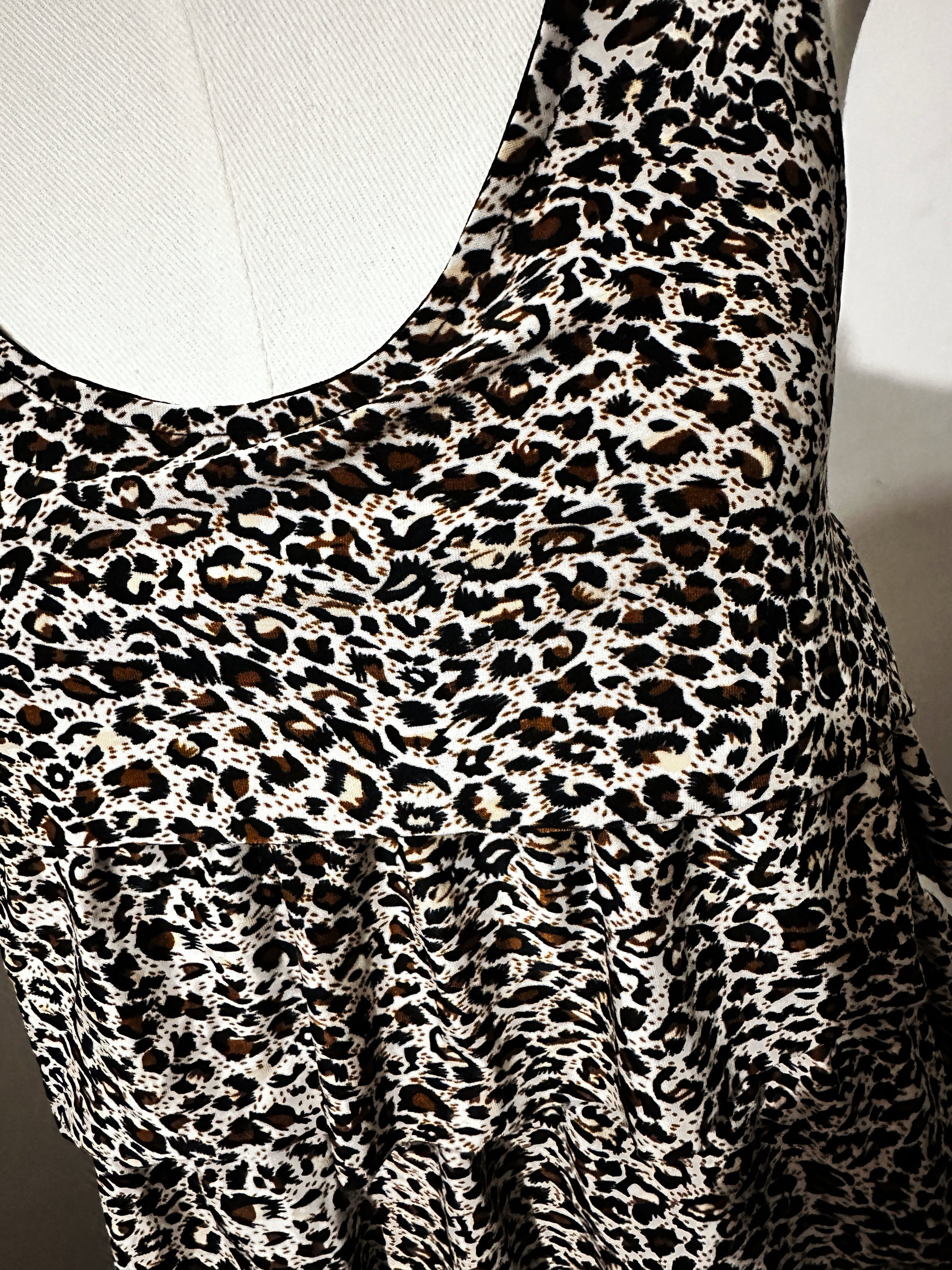 Vintage Leopard Print Halter Top