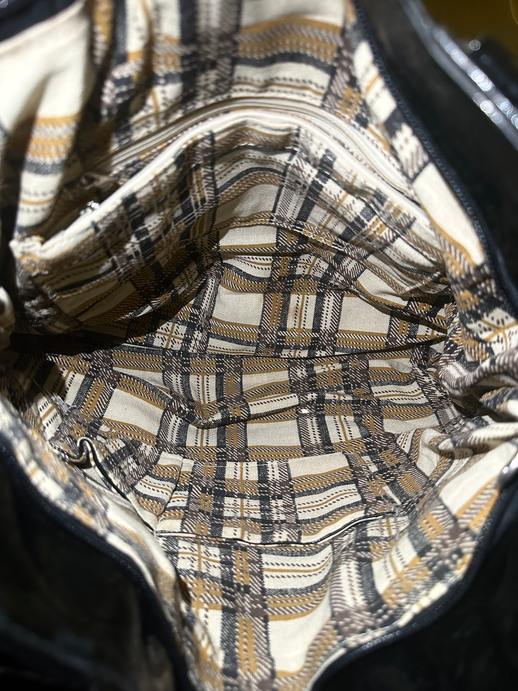 Glossy Black PU Leather Tote Bag