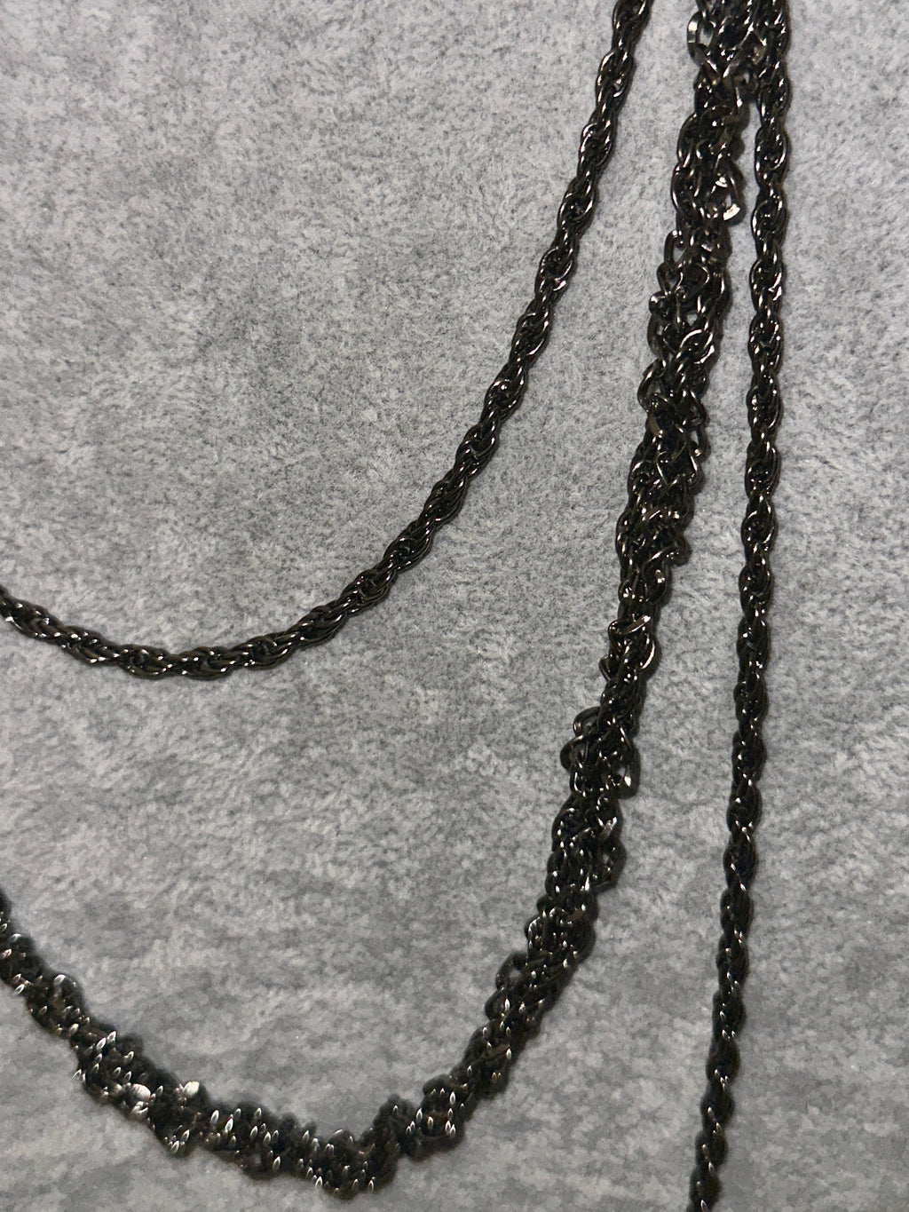 Layered Ebony Necklace