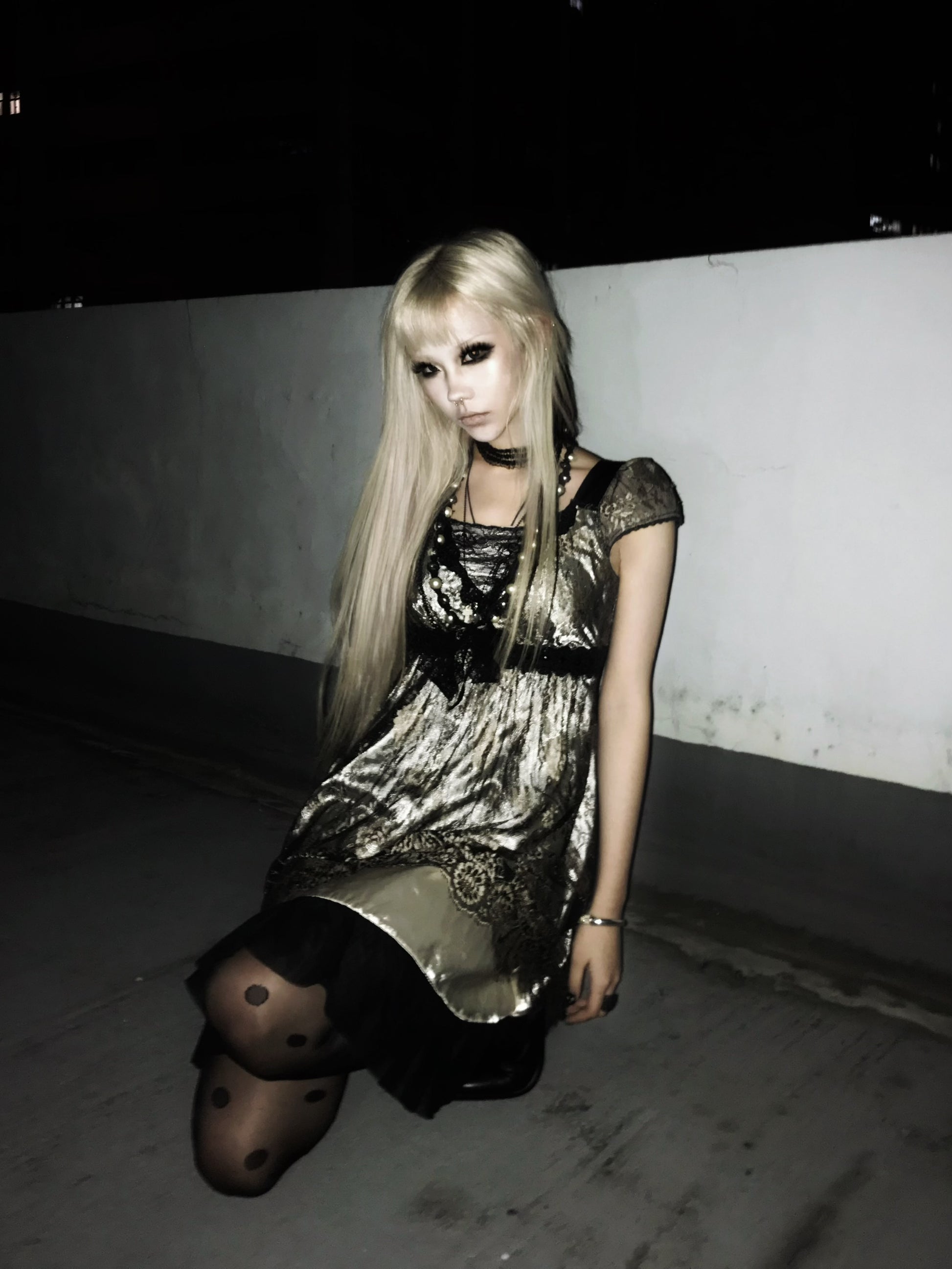 One-piece lace dress