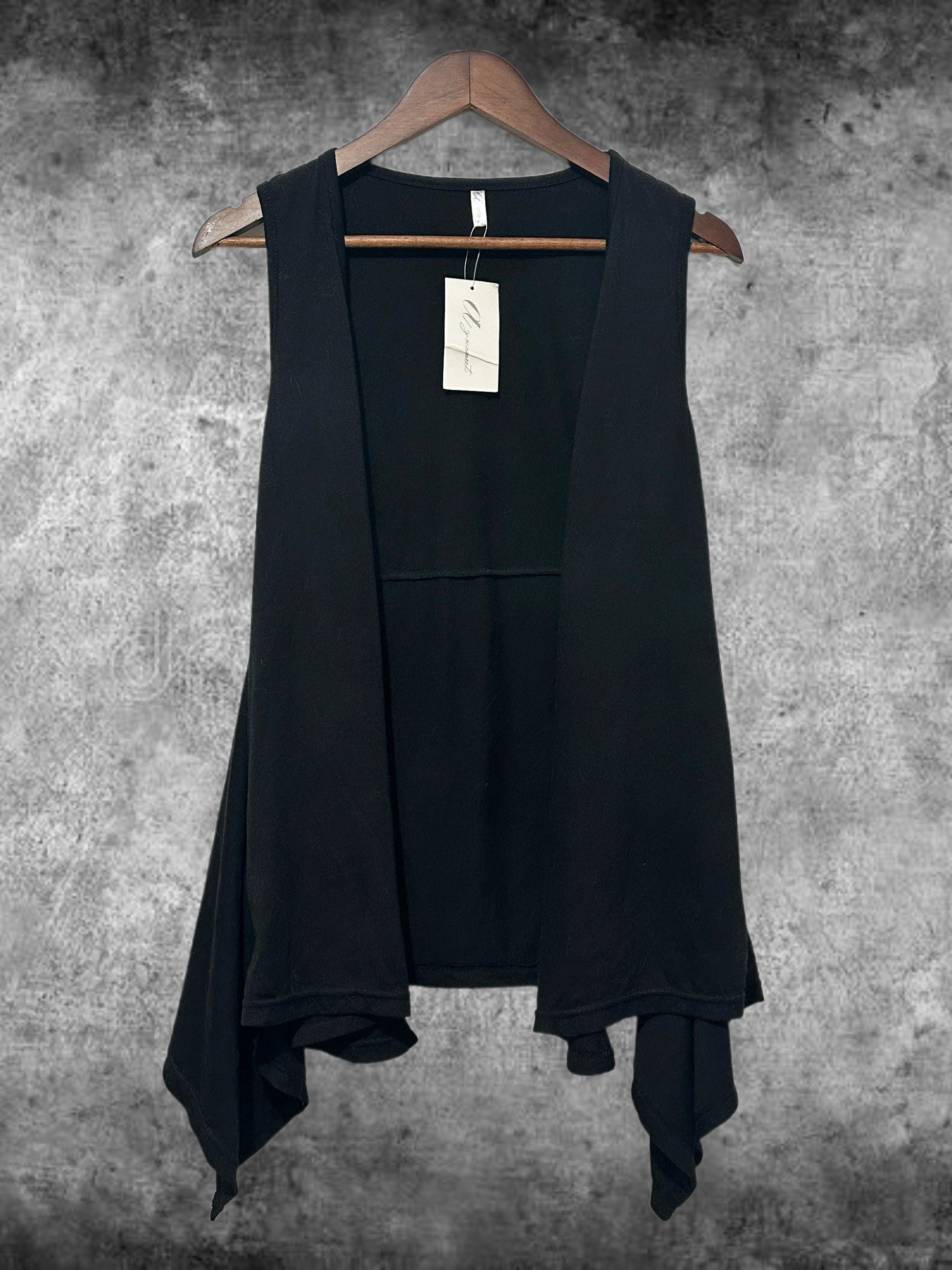 Midnight Drape Vest