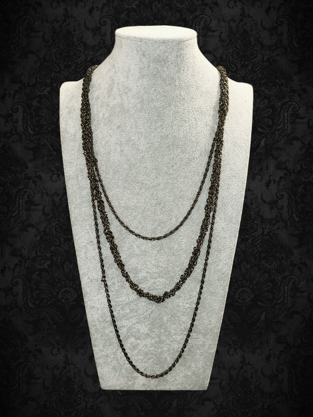 Layered Ebony Necklace