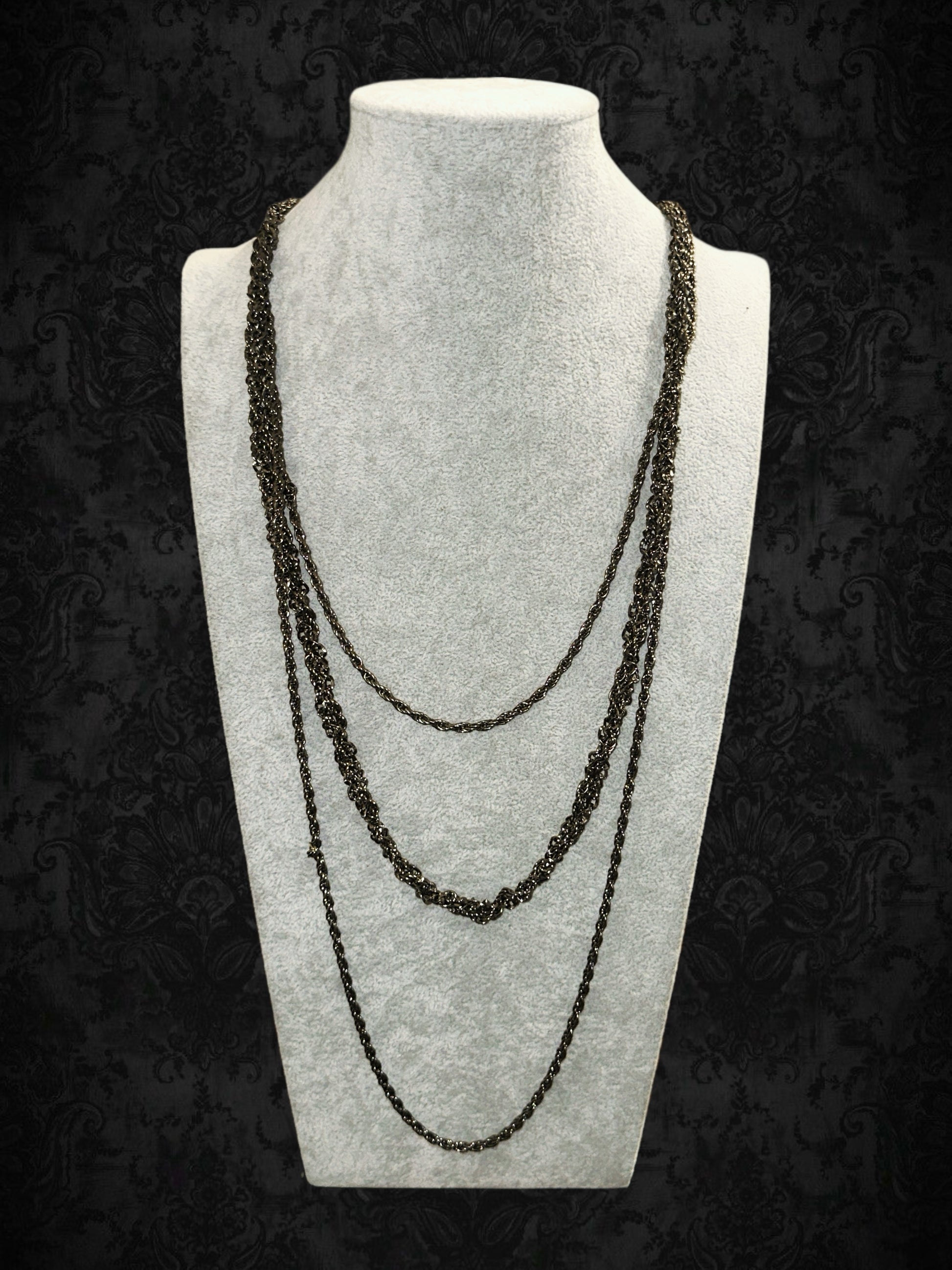 Layered Ebony Necklace