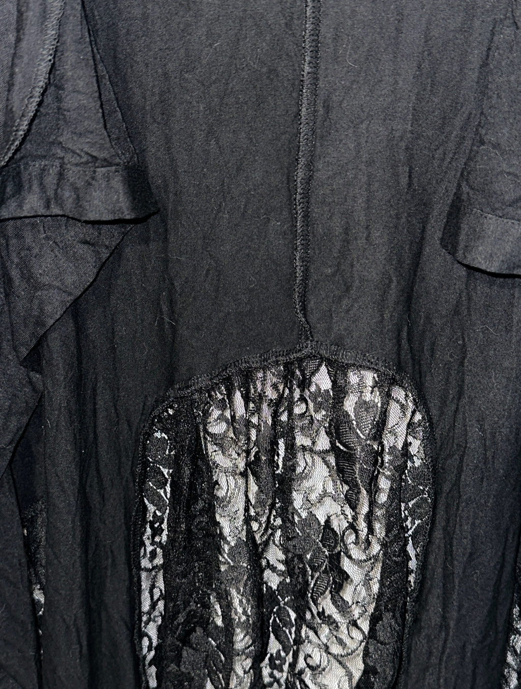 Gothic Lace-Back Drape Vest